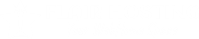 Flair Hosting Logo White